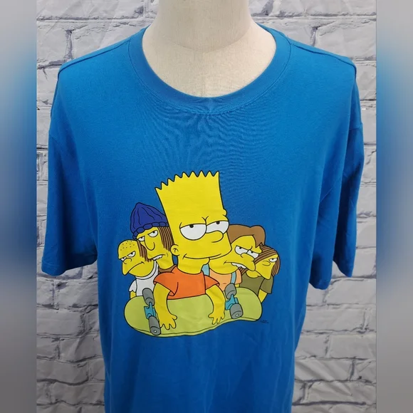 The Simpsons Matt Groening x H&M Men's Graphic T-Shirt Tee Relaxed Fit Sz Large - Picture 7 of 13